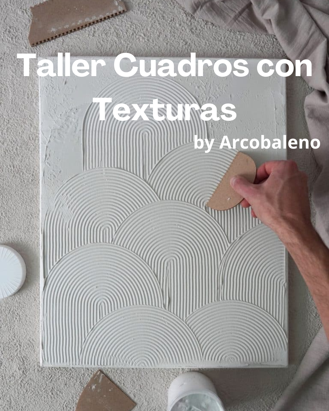 Taller de cuadros con texturas by Arcobeleno